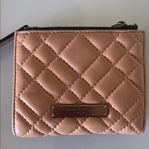 NWOT Kurt Geiger Quilted Brown Wallet